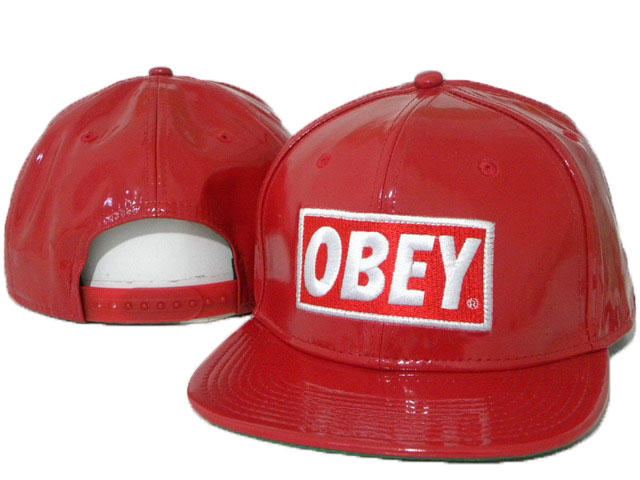 OBEY Snapback leather Hat DD02